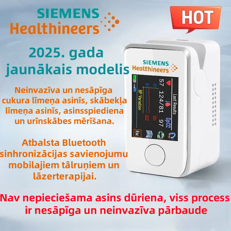 🔍 Ātra un vienkārša cukura līmeņa asinīs kontrole bez adatām