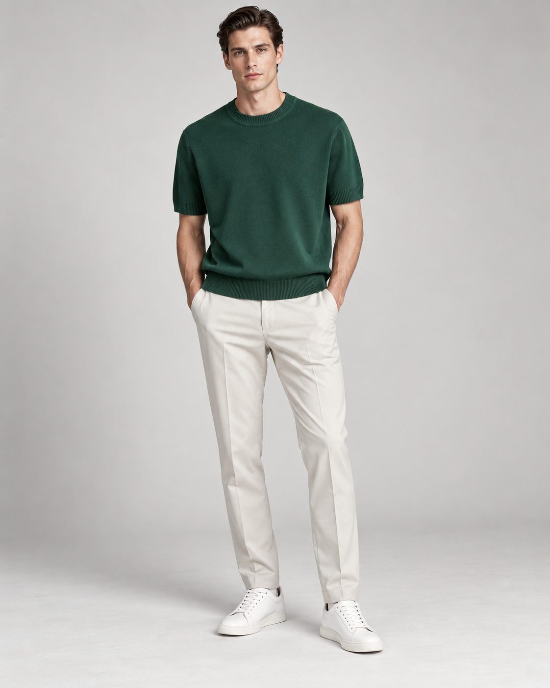 Men's Cooling Knit Short Sleeve Shirt