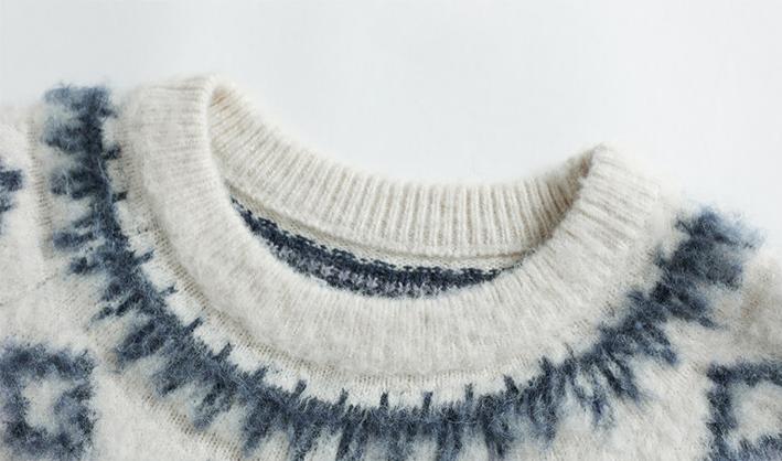 Unisex Red Fair Isle Christmas Sweater