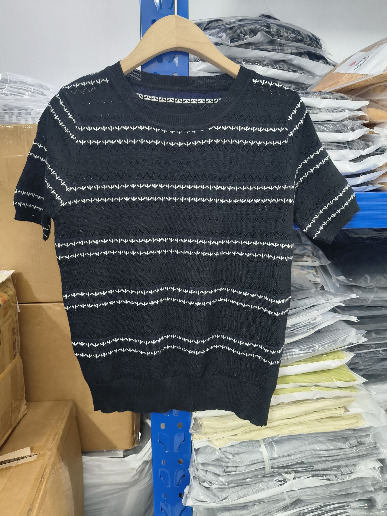 Women Summer Thin Tencel Knit Top