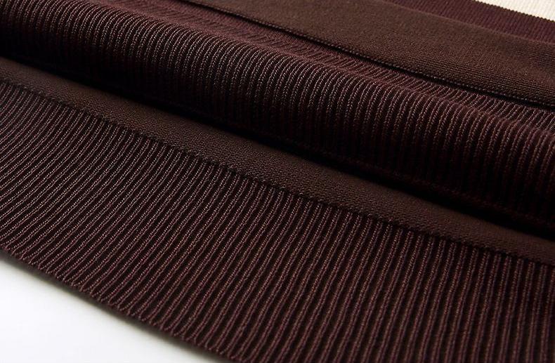 Men's Cooling Striped Knit Crew Neck Shirt