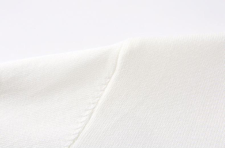 Men's Cooling Stripe Jacquard Knit Short Sleeve Shirt