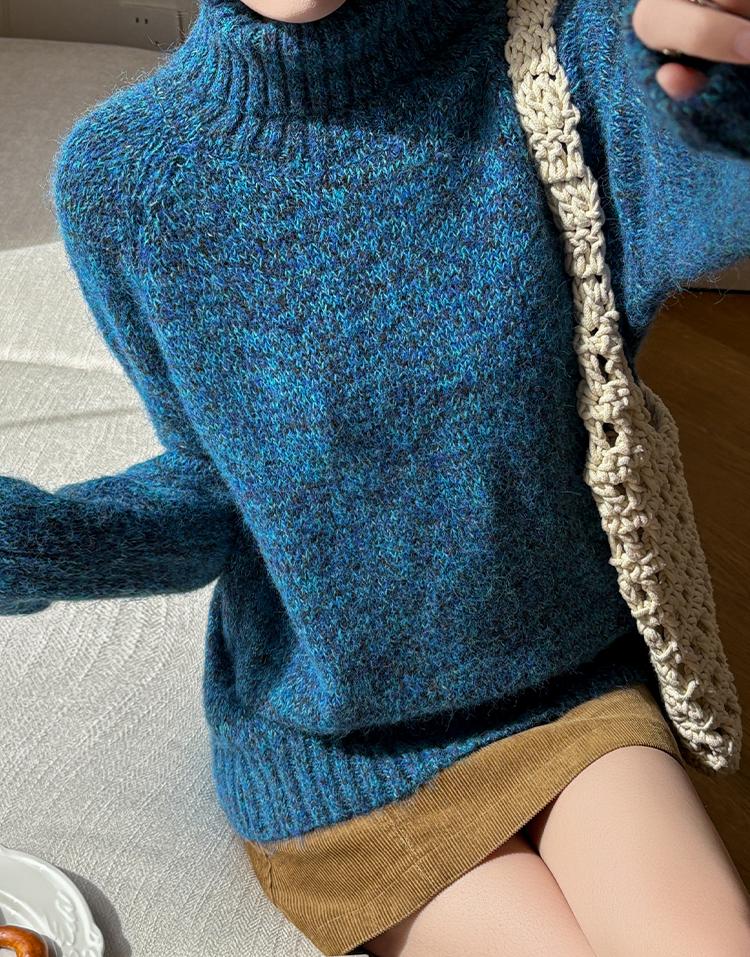 Women's Cloud Yarn Fluffy Knit Sweater