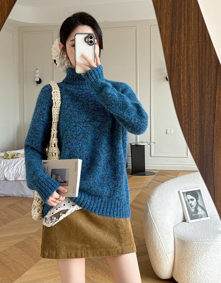 Women's Cloud Yarn Fluffy Knit Sweater