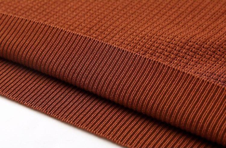 Men’s Old-Money Style Waffle Knit Polo Shirt