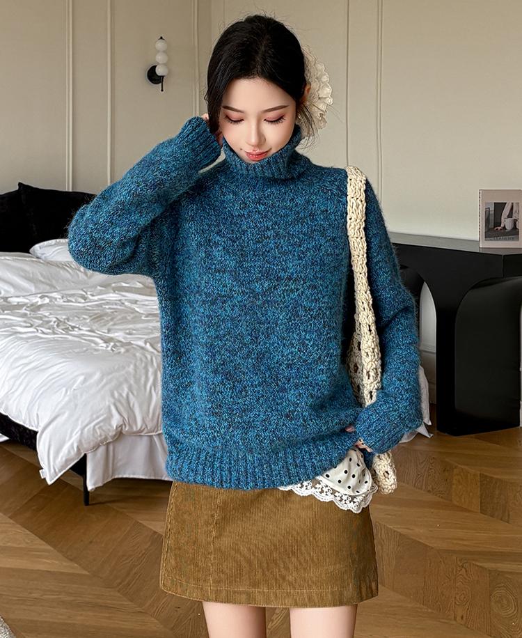 Women's Cloud Yarn Fluffy Knit Sweater