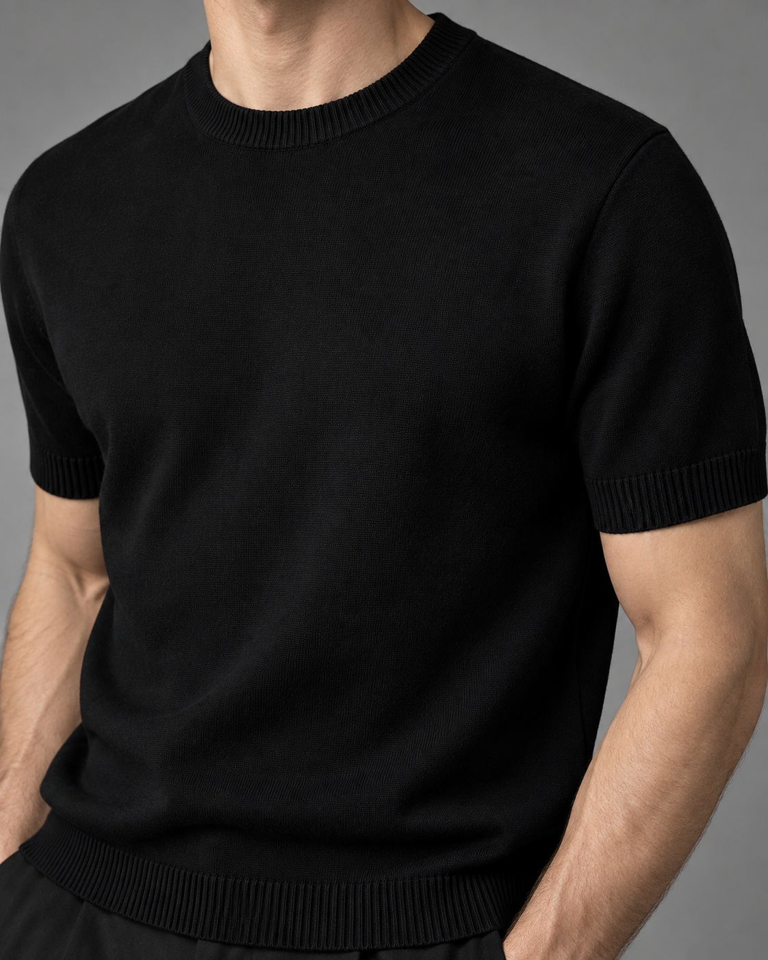 Men's Cooling Knit Short Sleeve Shirt