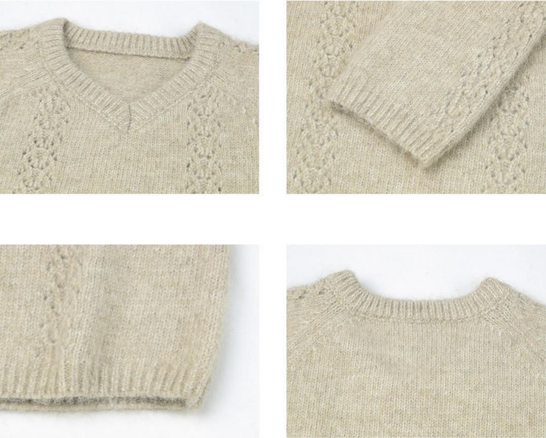 Women’s French Style Wool Blend Knit Sweater