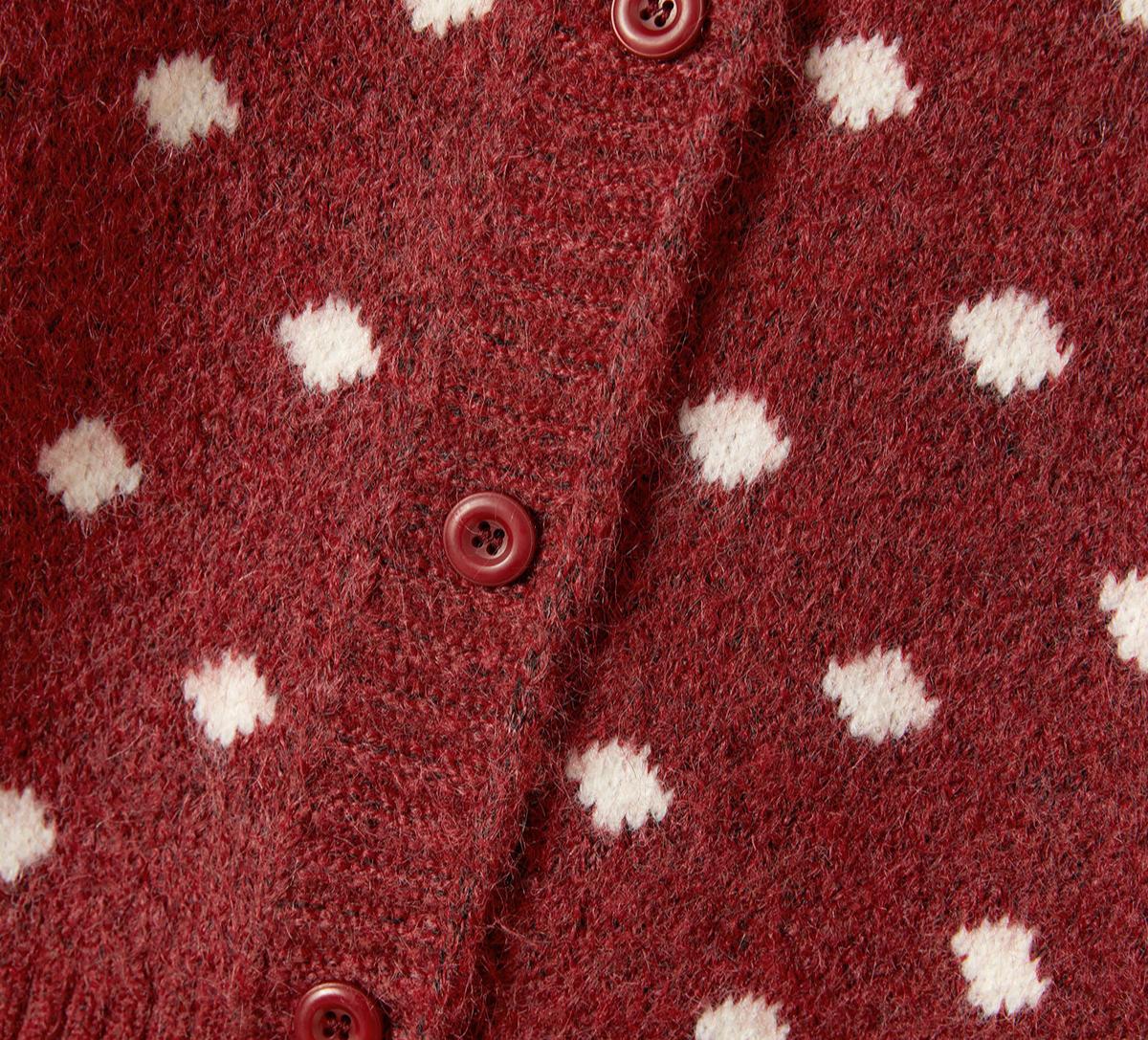 Women’s Color Block Knit Sweater with Bow Detail