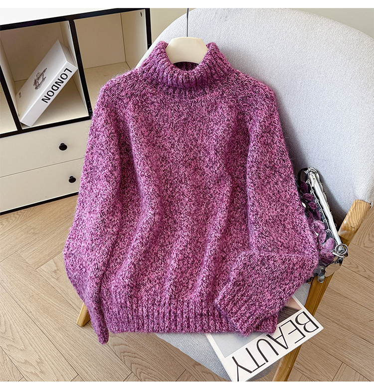 Women's Cloud Yarn Fluffy Knit Sweater