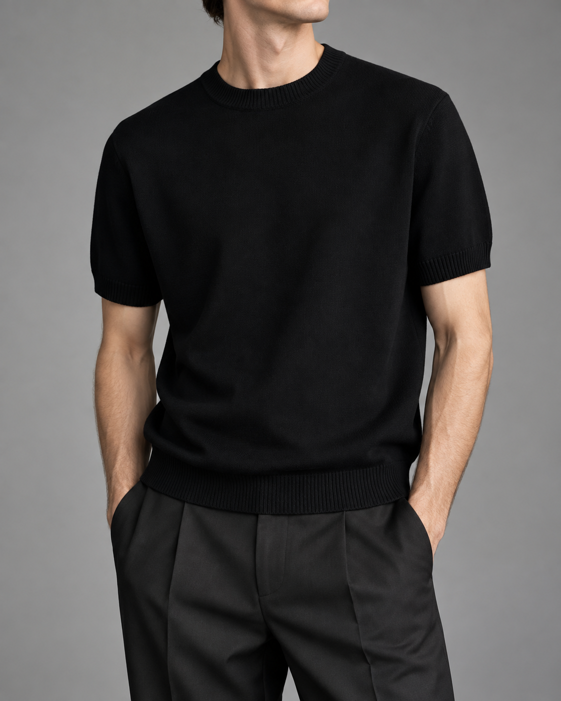 Men's Cooling Knit Short Sleeve Shirt