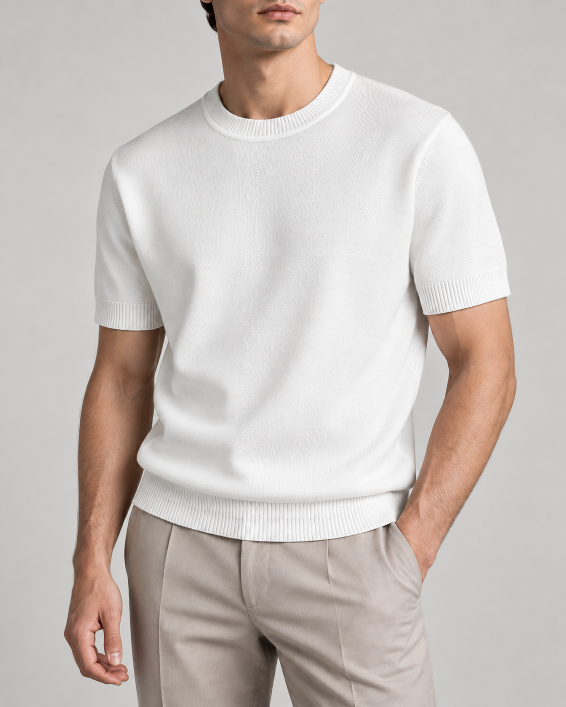 Men's Cooling Knit Short Sleeve Shirt
