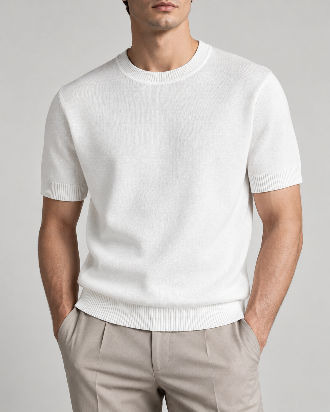 Men's Cooling Knit Short Sleeve Shirt