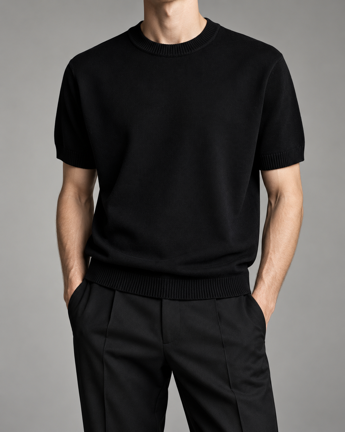 Men's Cooling Knit Short Sleeve Shirt