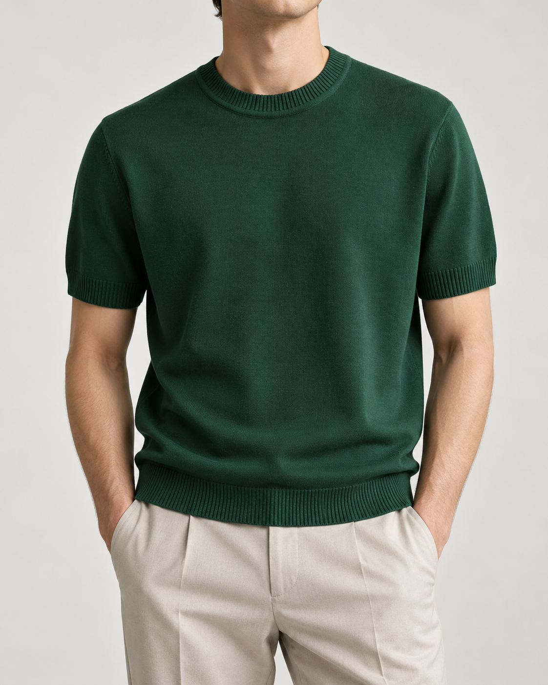 Men's Cooling Knit Short Sleeve Shirt