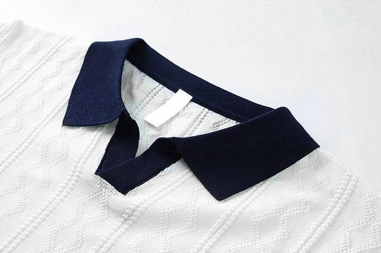 Men’s Knit Polo Short Sleeve Top