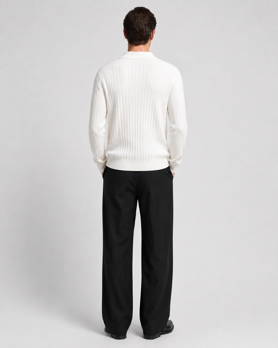 Men’s Old-Money Style Cool-Touch Ribbed Knit Top