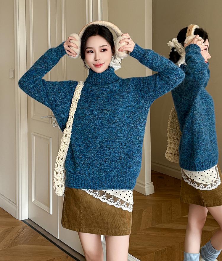 Women's Cloud Yarn Fluffy Knit Sweater