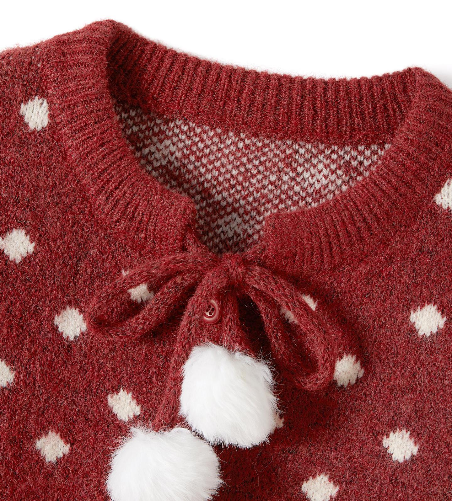 Women’s Color Block Knit Sweater with Bow Detail