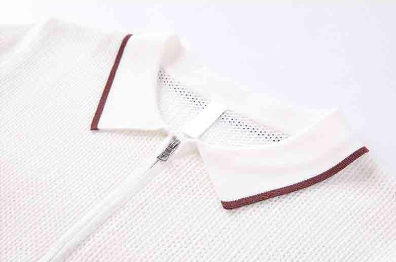 Men’s Old-Money Style Cool-Touch Mesh Polo Knit Shirt