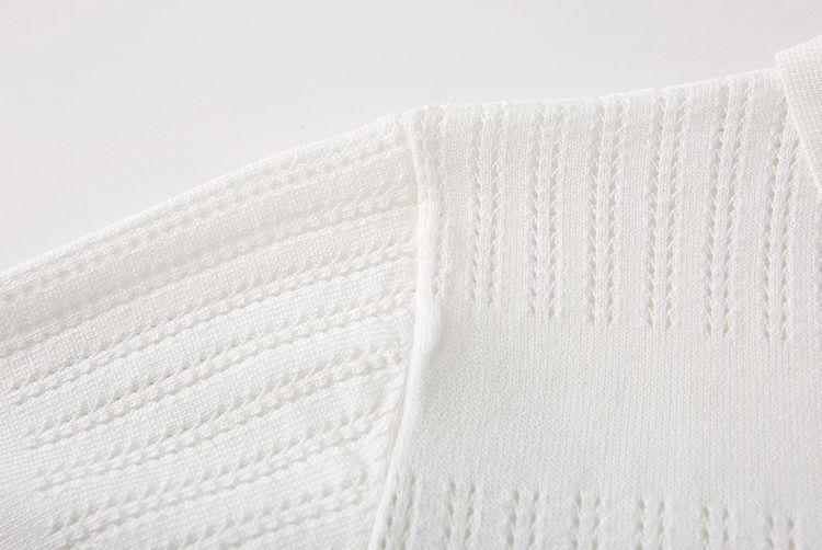 Men's Cooling Openwork Knit Short Sleeve Shirt