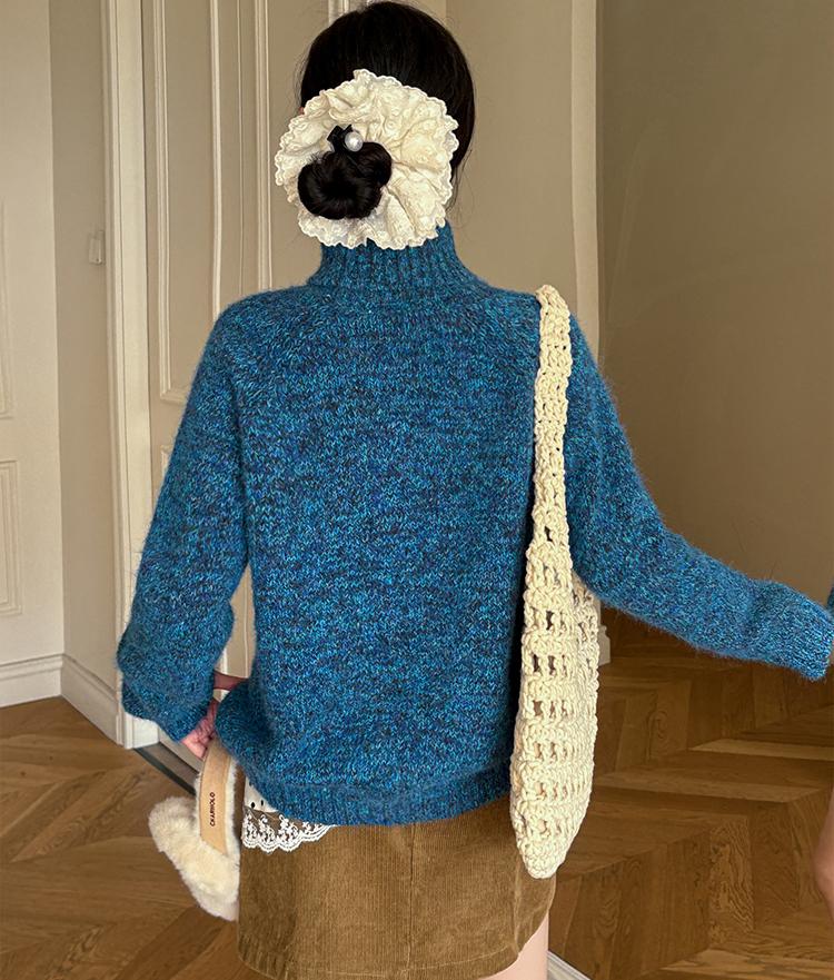 Women's Cloud Yarn Fluffy Knit Sweater