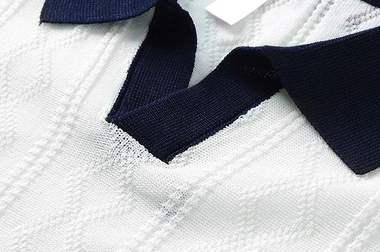 Men’s Knit Polo Short Sleeve Top