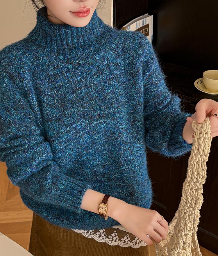 Women's Cloud Yarn Fluffy Knit Sweater