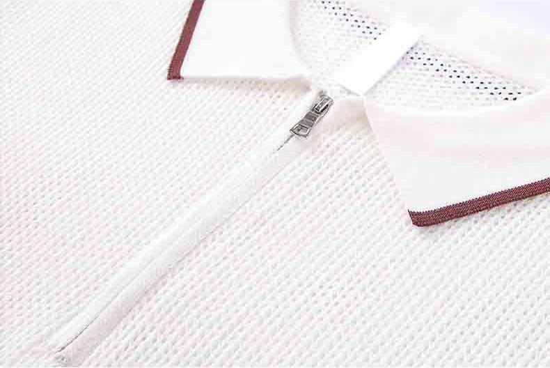 Men’s Old-Money Style Cool-Touch Mesh Polo Knit Shirt