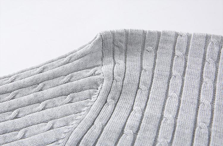 Men’s Old-Money Style Cool-Touch Cable-Knit Polo Shirt