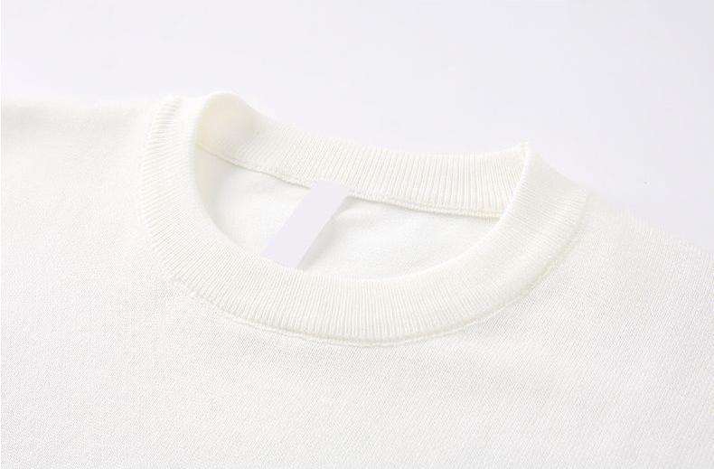 Men's Cooling Stripe Jacquard Knit Short Sleeve Shirt