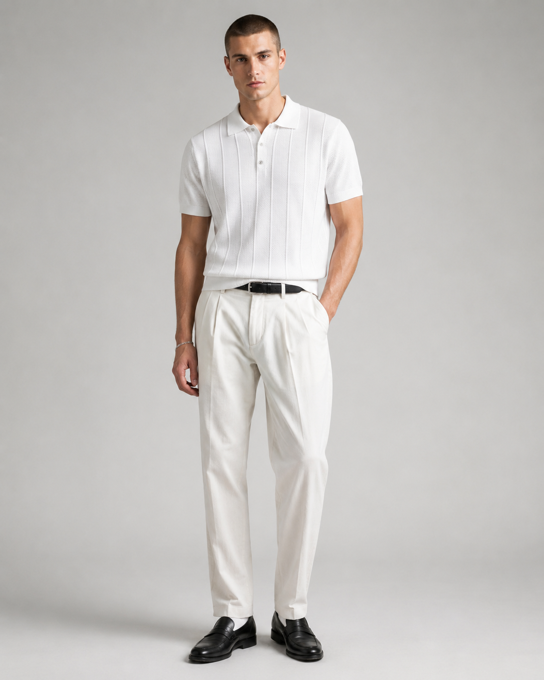 Men’s Premium Old-Money Style Polo Knit Shirt