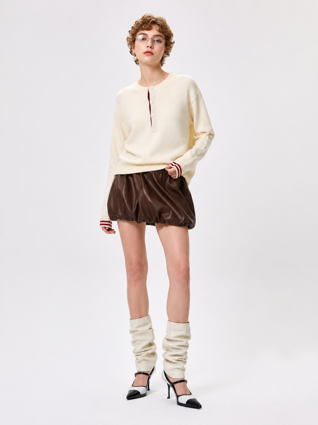 Unisex Vintage Casual Knit Sweater