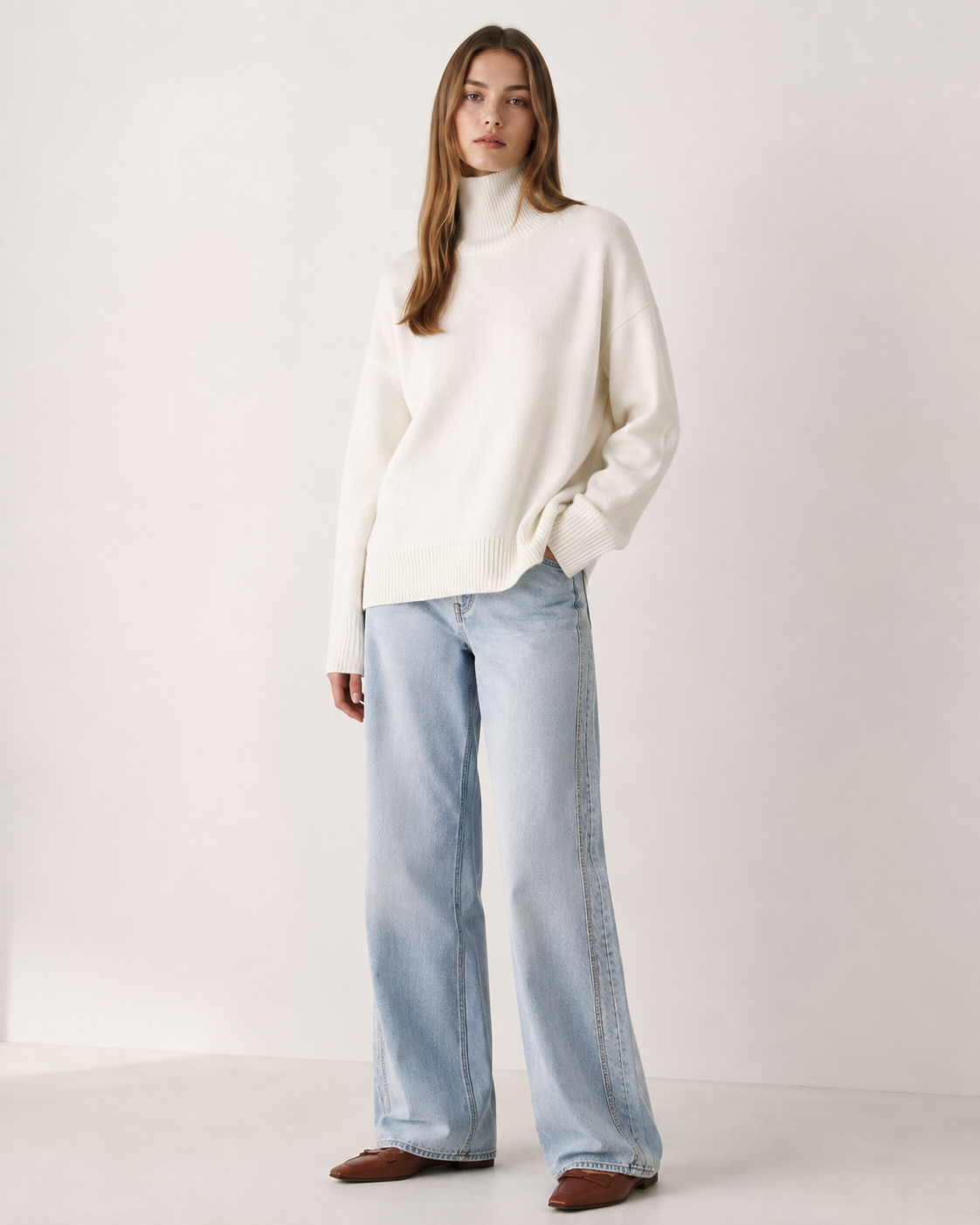 Women’s 100% Cashmere Turtleneck Sweater