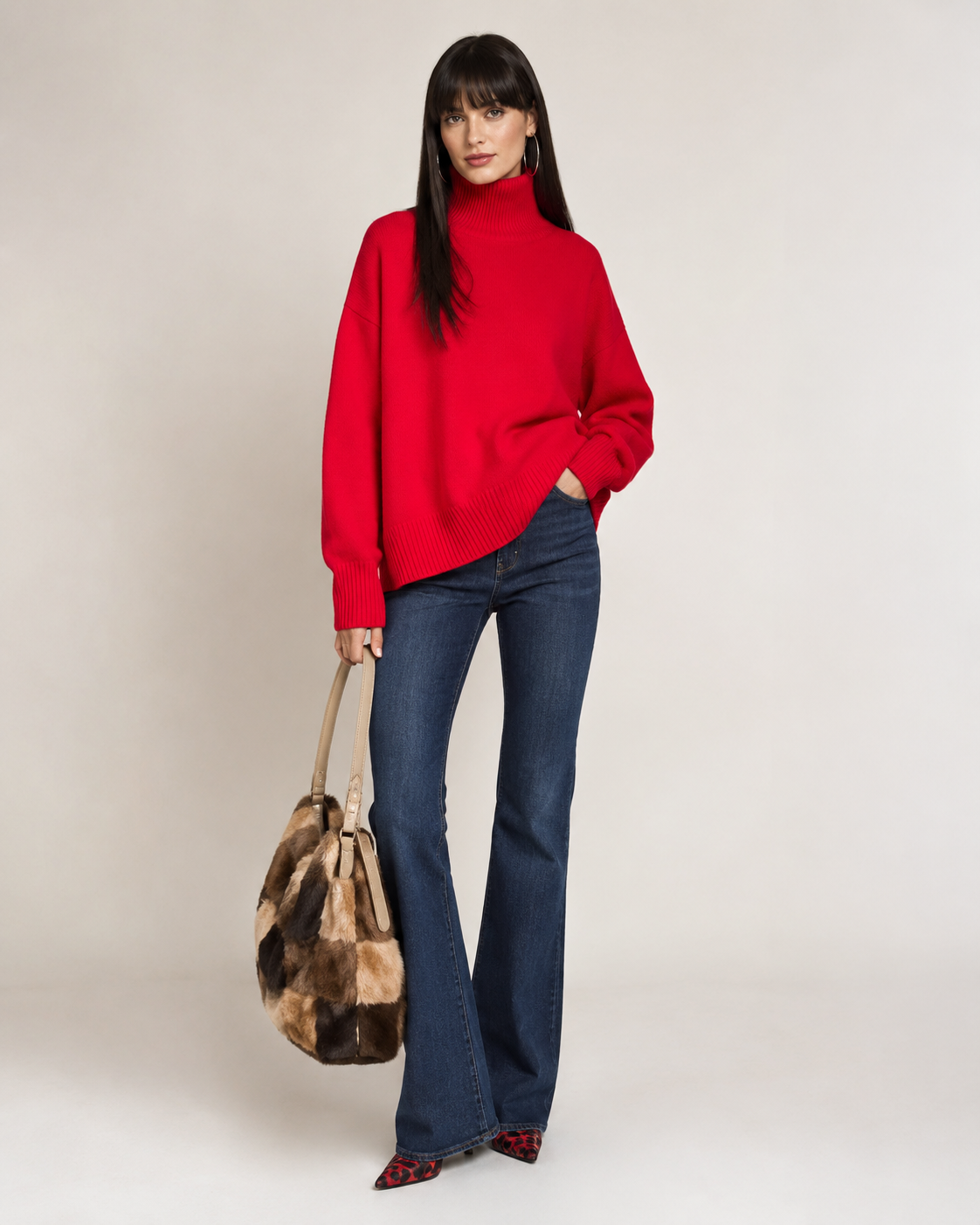 Women’s 100% Cashmere Turtleneck Sweater