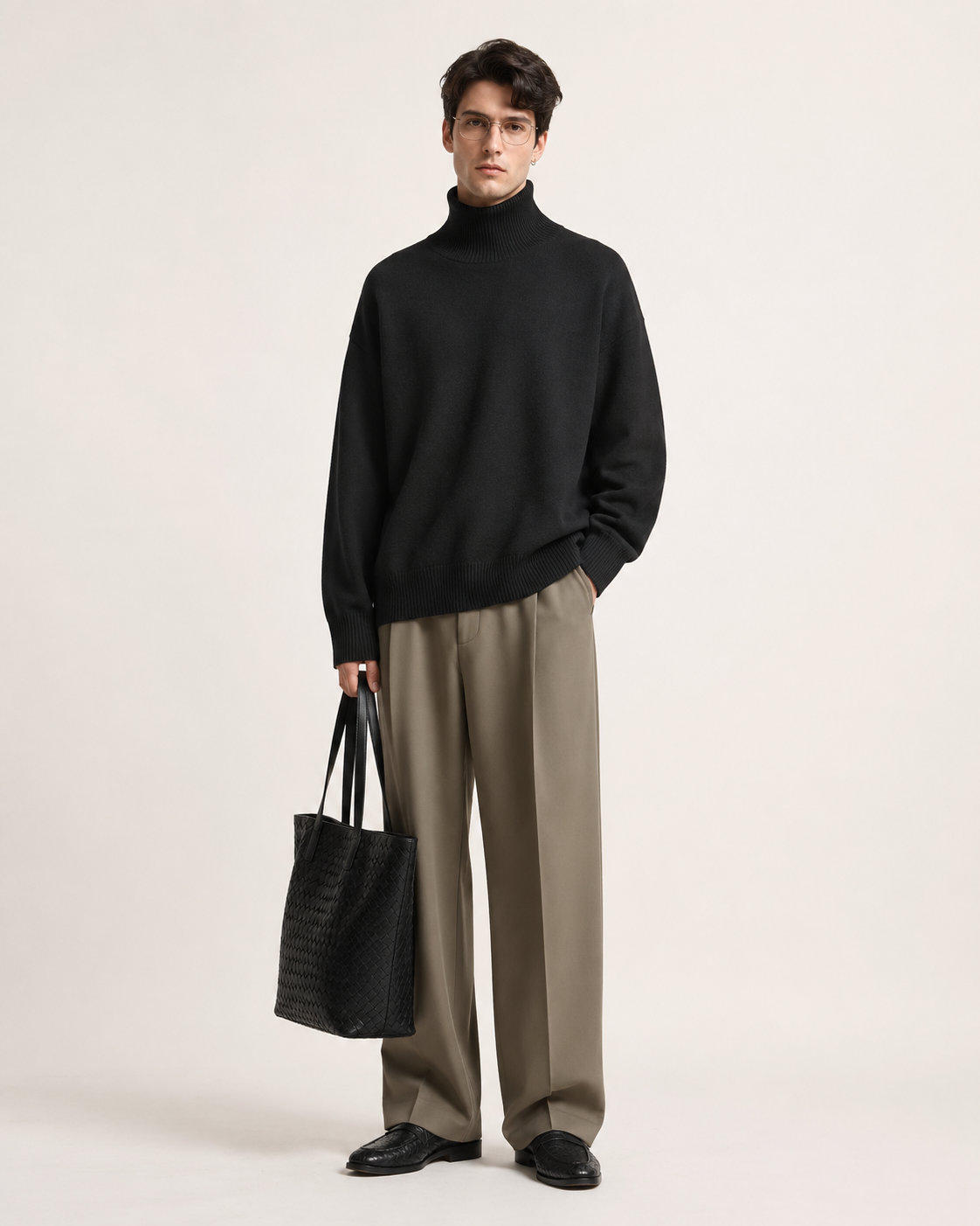 Men’s 100% Cashmere Turtleneck Sweater
