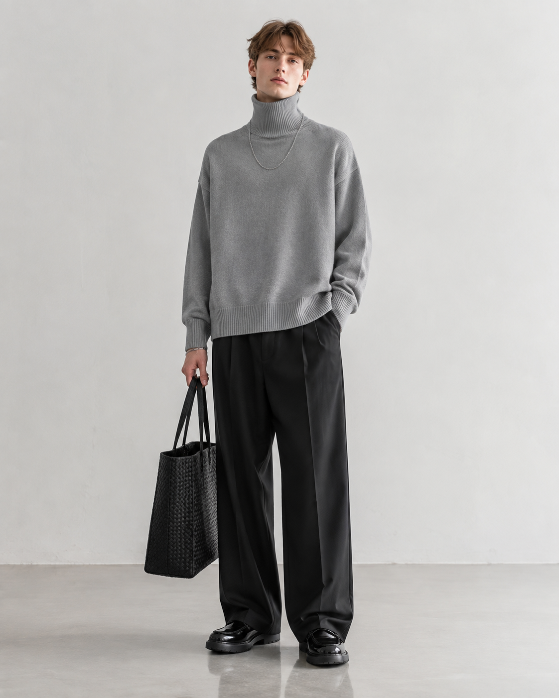 Men’s 100% Cashmere Turtleneck Sweater