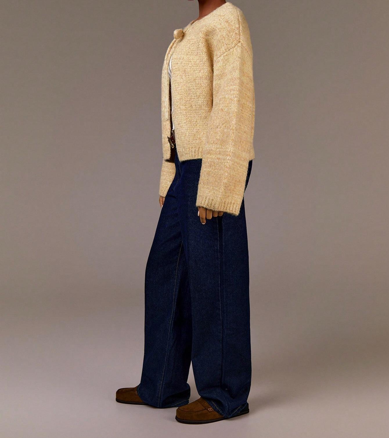 Women’s Wool Blend Bow Knit Sweater