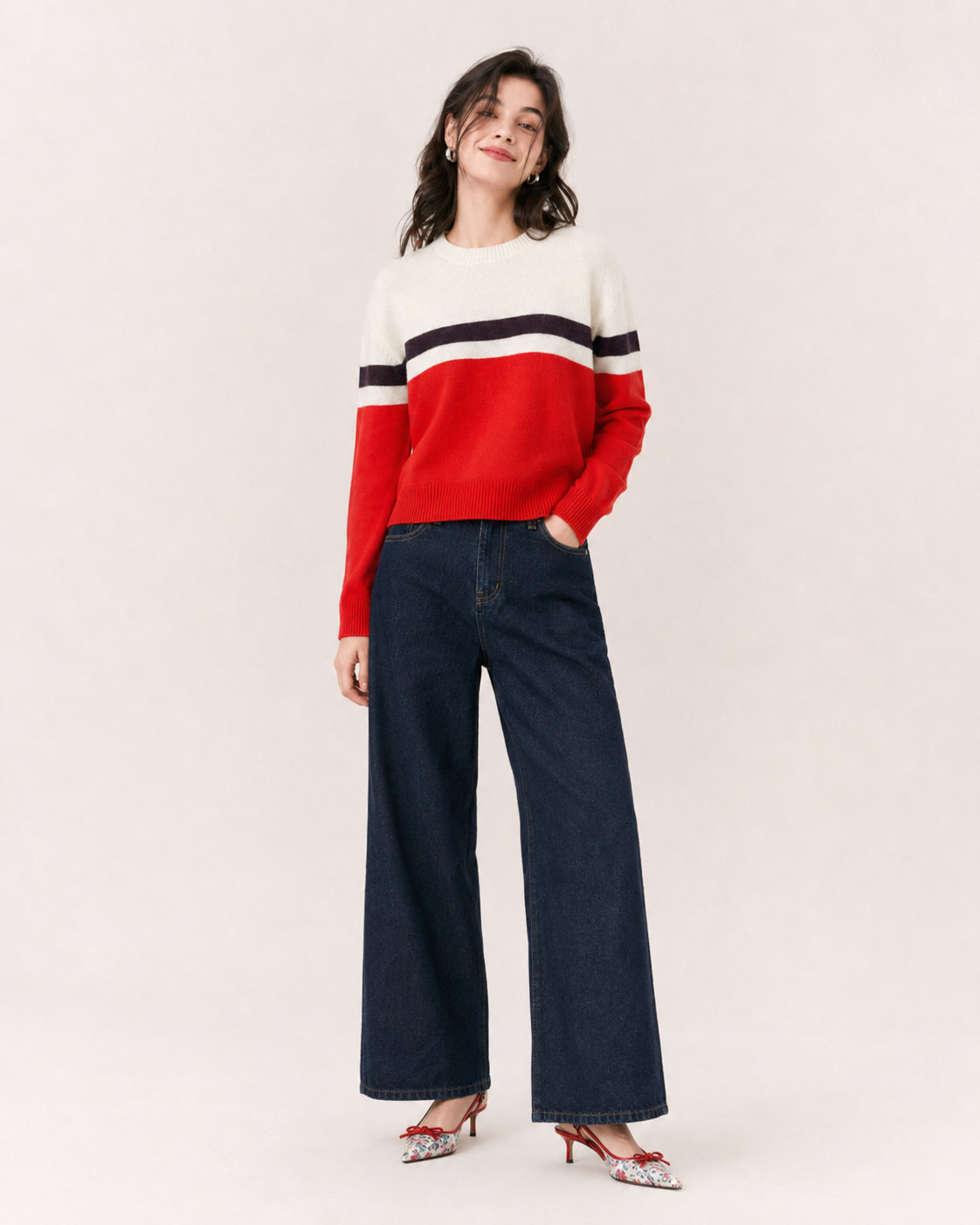Women’s French Old Money Style Wool Blend Sweater
