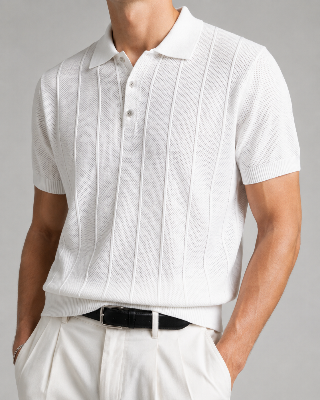 Men’s Premium Old-Money Style Polo Knit Shirt