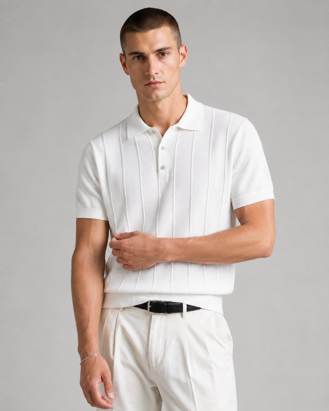 Men’s Premium Old-Money Style Polo Knit Shirt