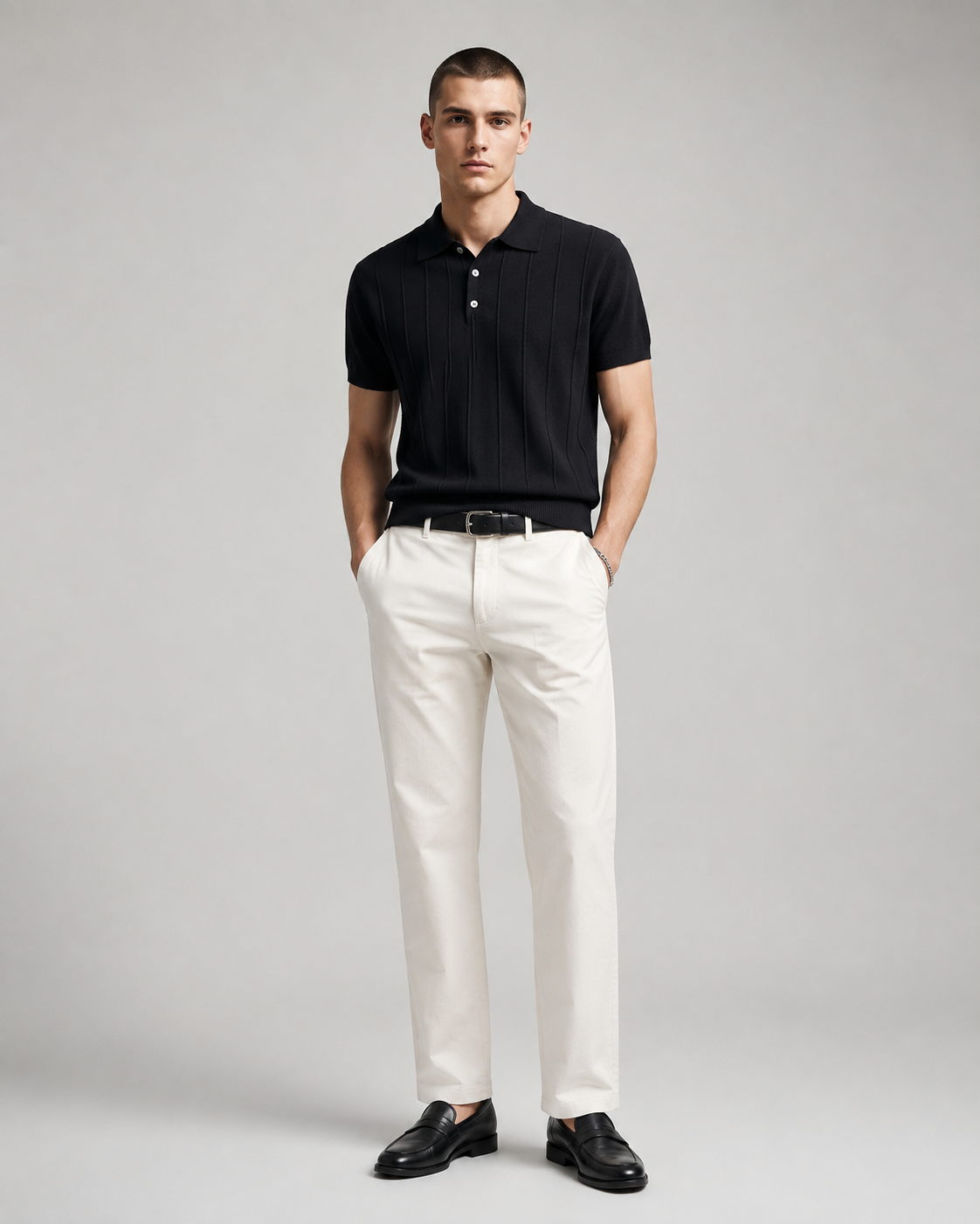 Men’s Premium Old-Money Style Polo Knit Shirt