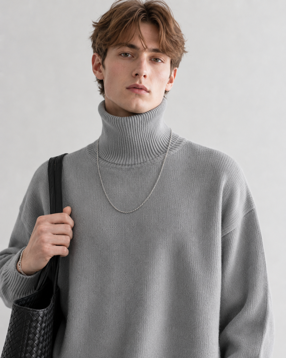 Men’s 100% Cashmere Turtleneck Sweater