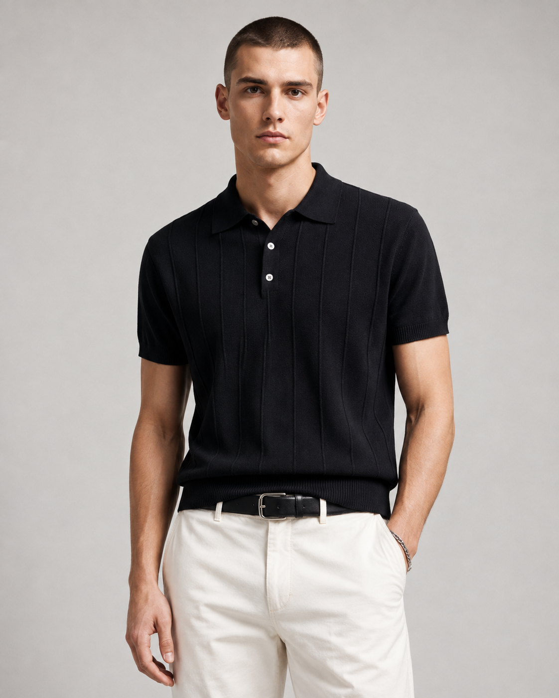 Men’s Premium Old-Money Style Polo Knit Shirt