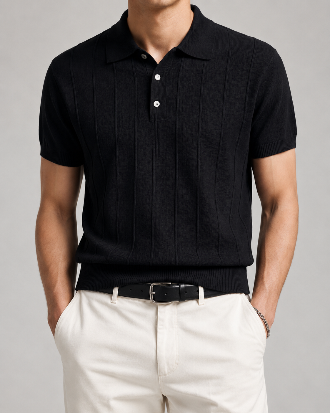Men’s Premium Old-Money Style Polo Knit Shirt