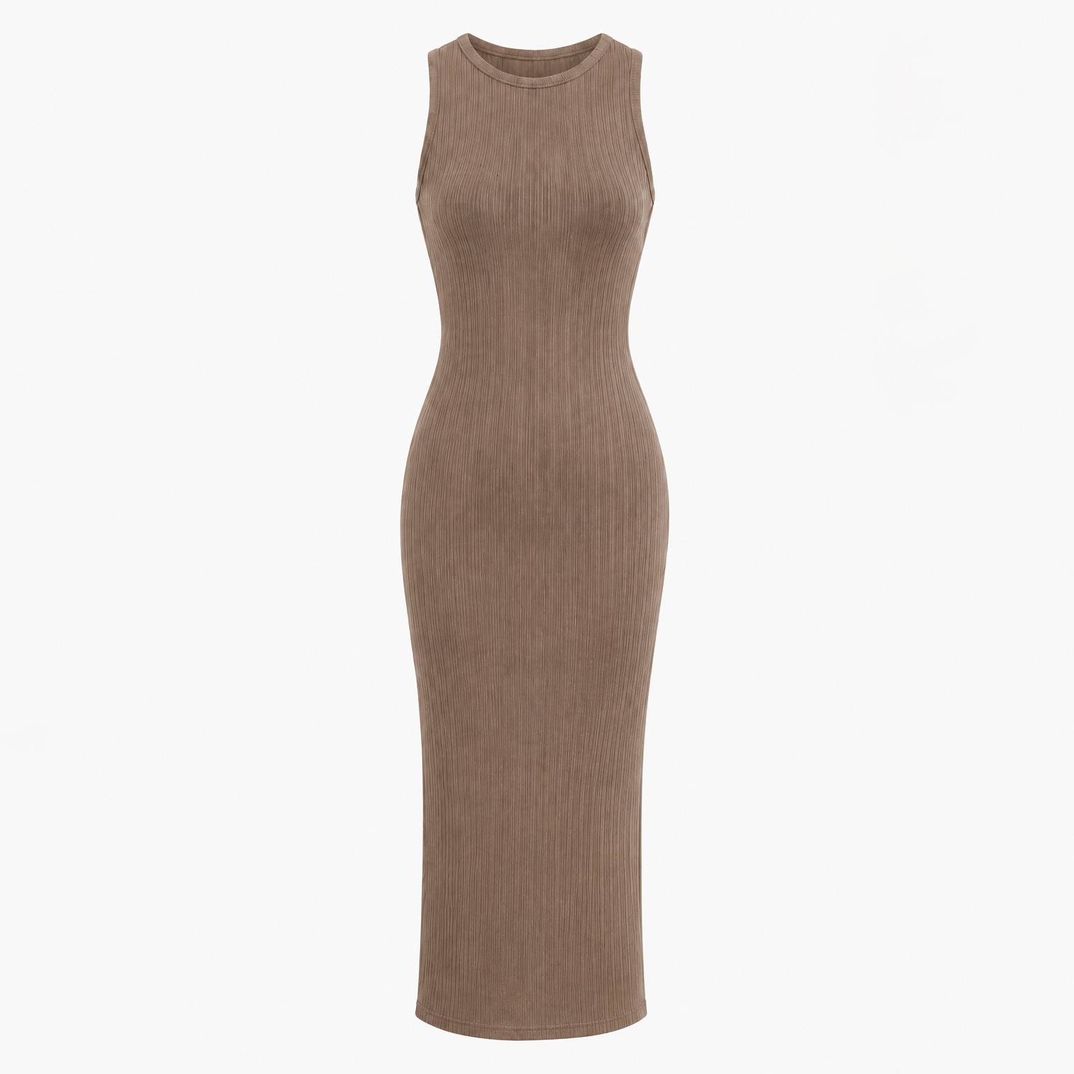 Women’s French Style Ribbed Knit Bodycon Dress
