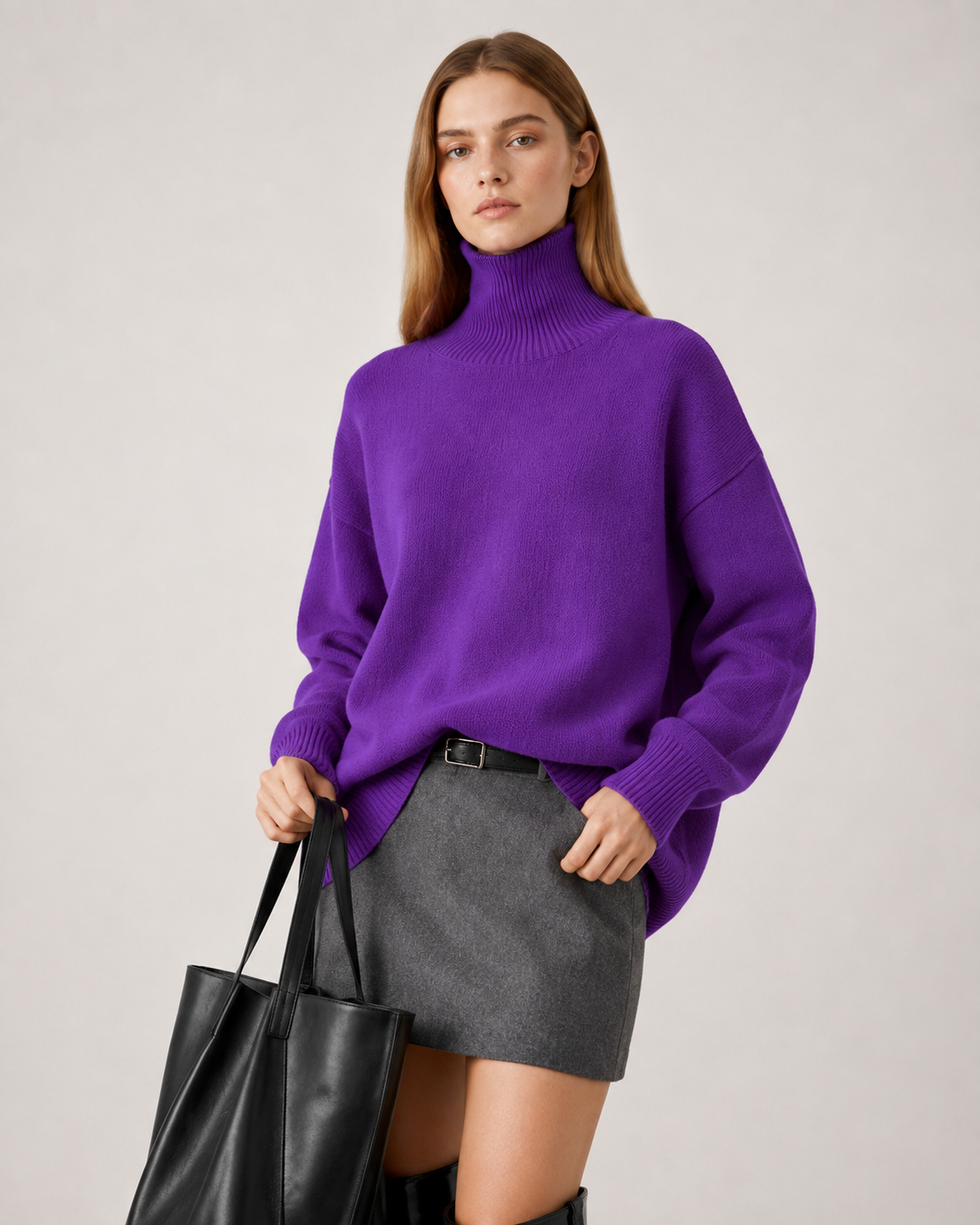 Women’s 100% Cashmere Turtleneck Sweater