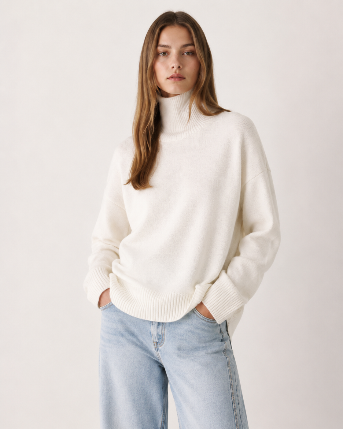 Women’s 100% Cashmere Turtleneck Sweater