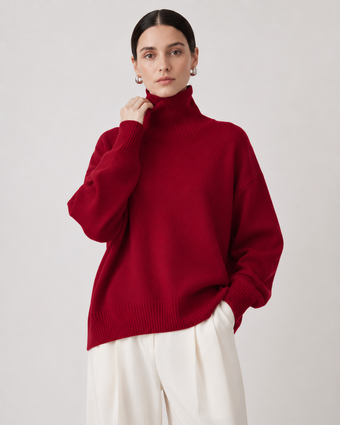Women’s 100% Cashmere Turtleneck Sweater