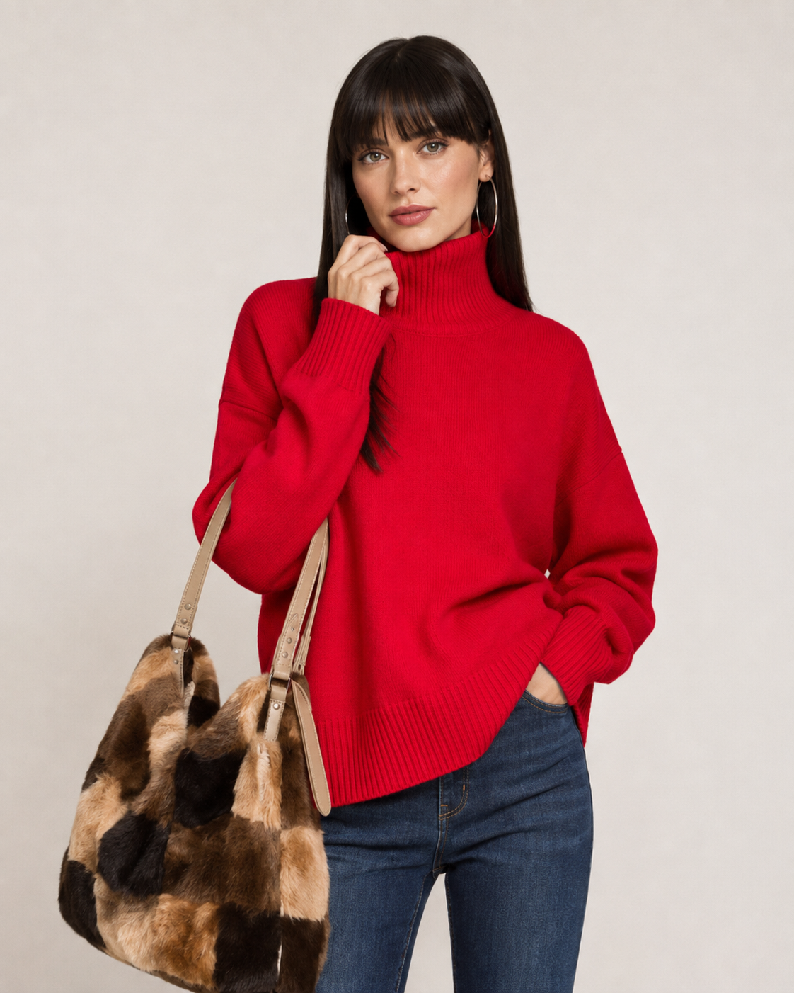 Women’s 100% Cashmere Turtleneck Sweater